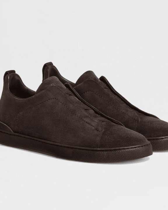 Низкие кеды Zegna Triple Stitch