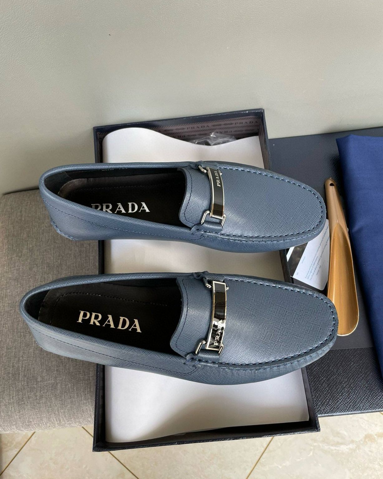 Лоферы Prada