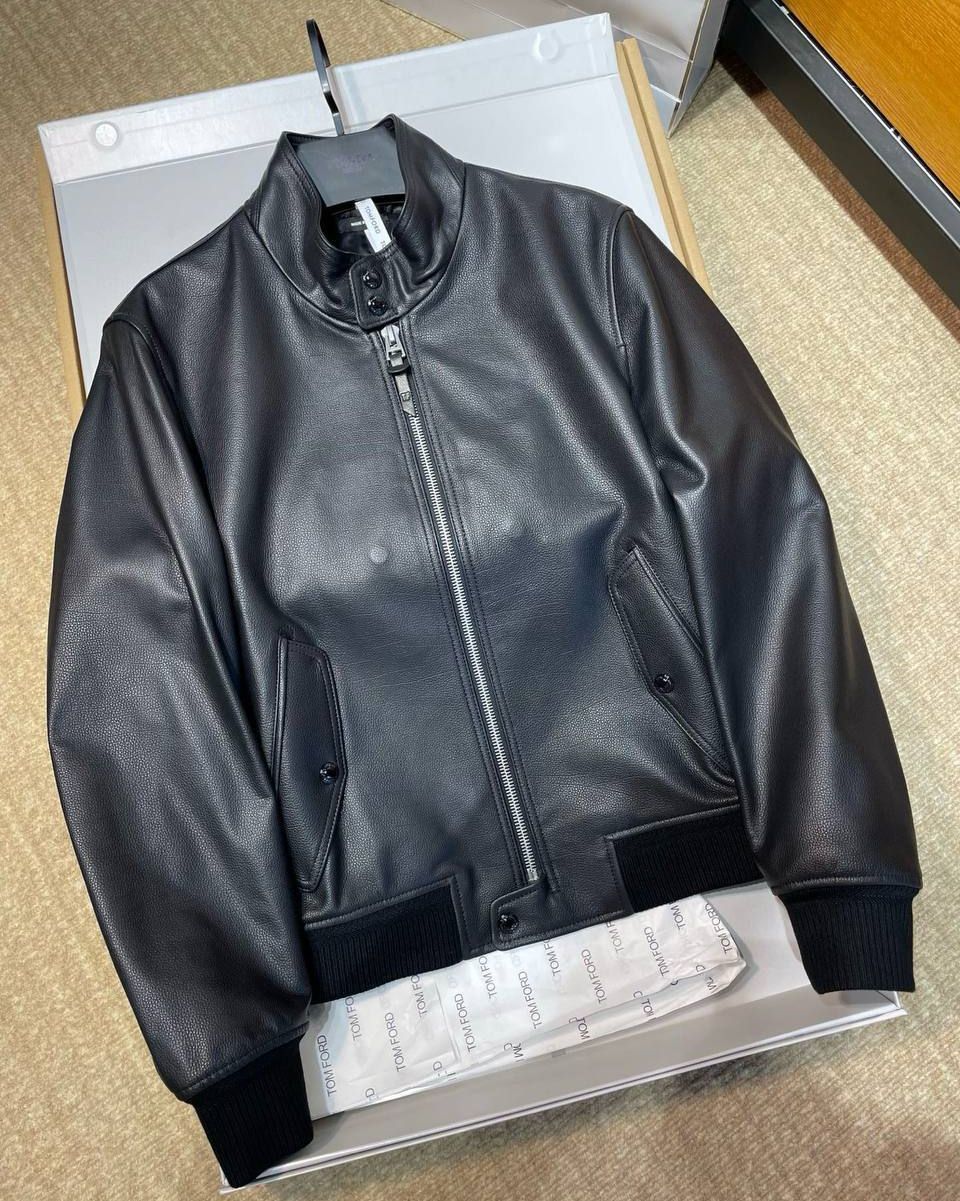Кожаная куртка TOM FORD Black Leather