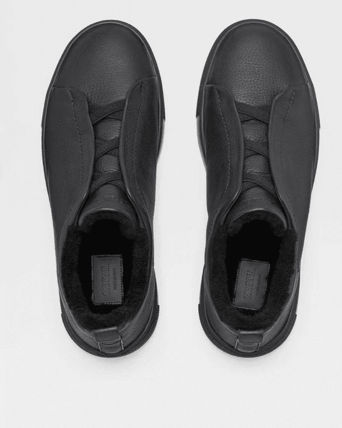 Утепленные кеды Zegna Triple Stitch