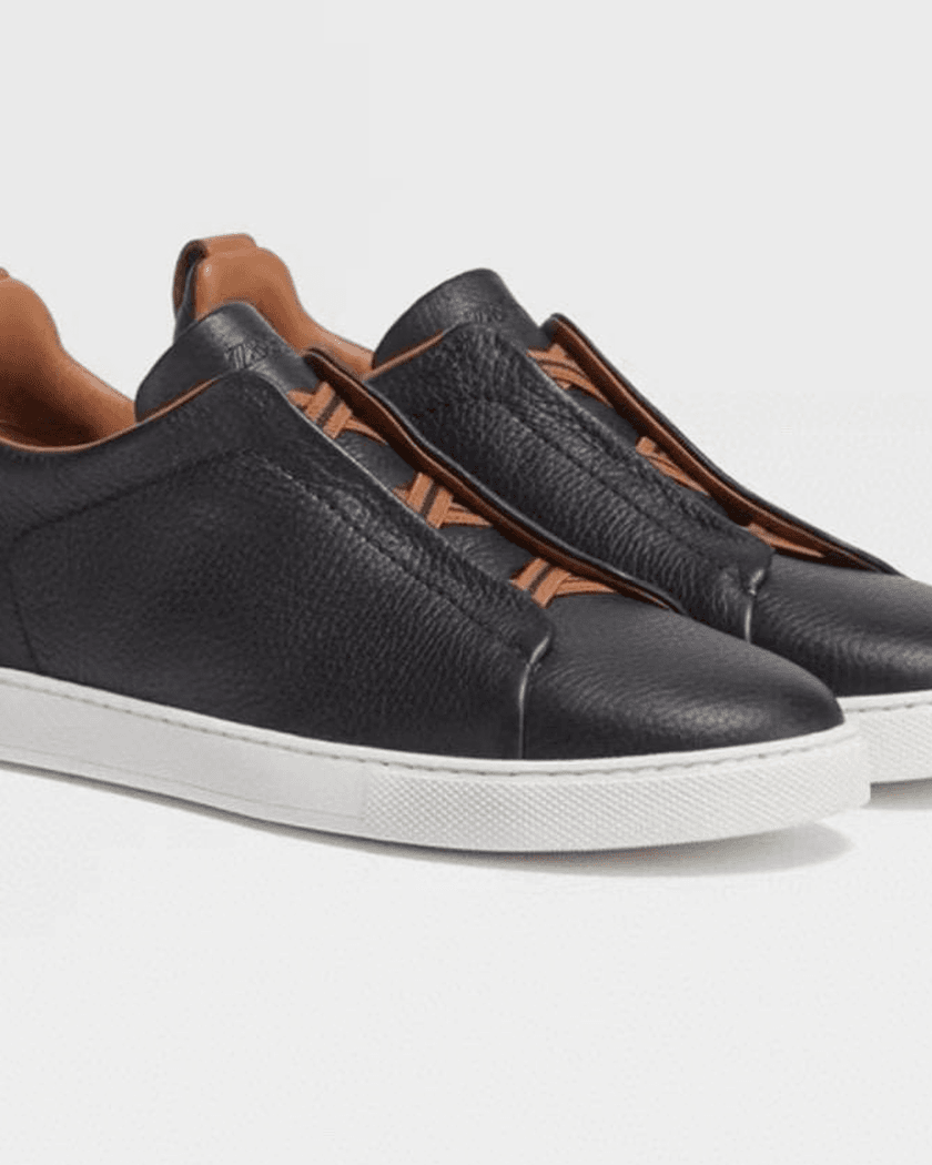 Низкие кеды Zegna Triple Stitch