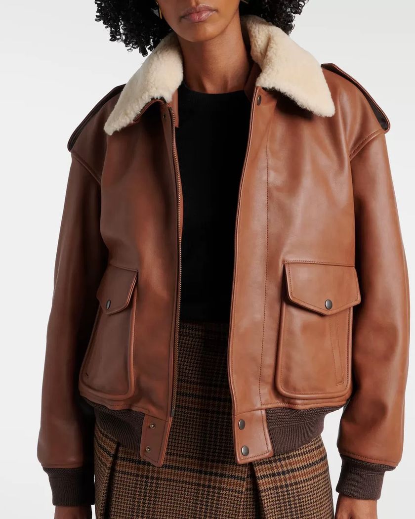 Saint Laurent кожаная куртка