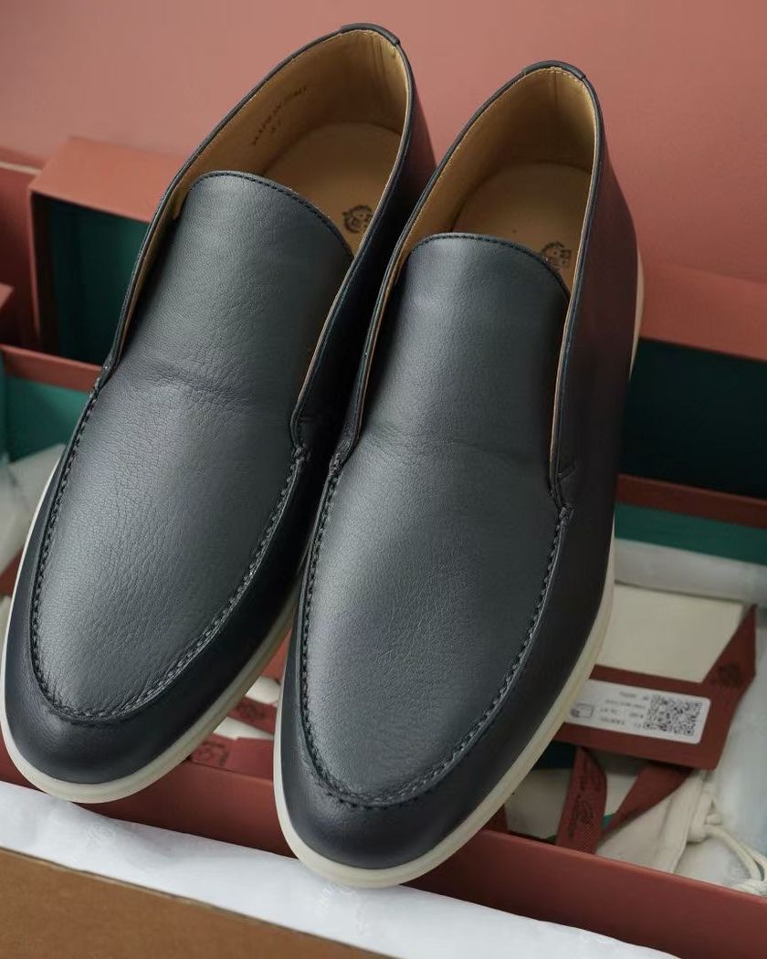 Loro Piana Open Walk высокие лоферы из кожи