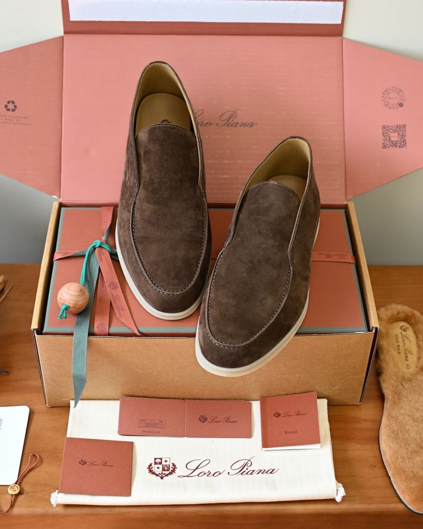 Высокие лоферы Loro Piana
