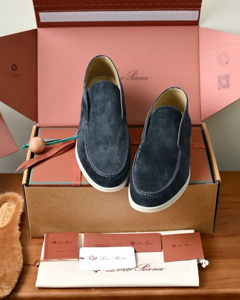 Высокие лоферы Loro Piana