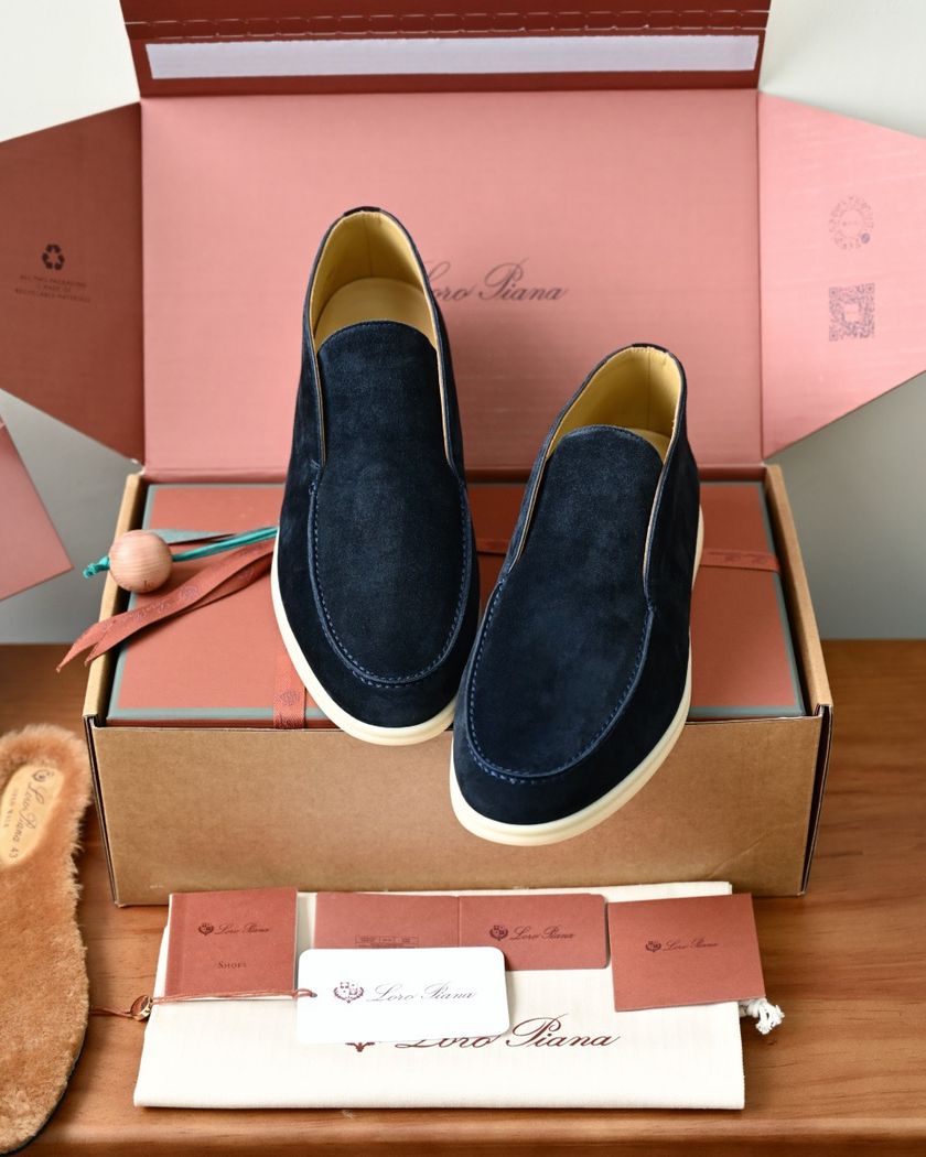 Высокие лоферы Loro Piana