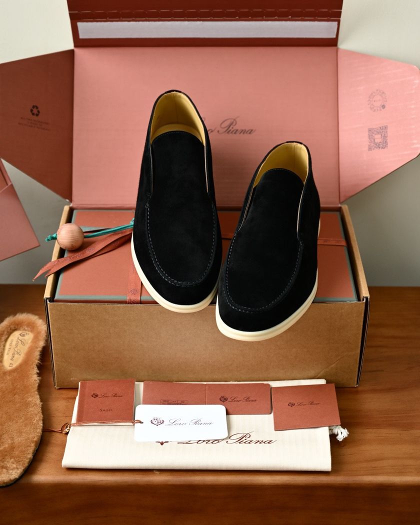 Высокие лоферы Loro Piana