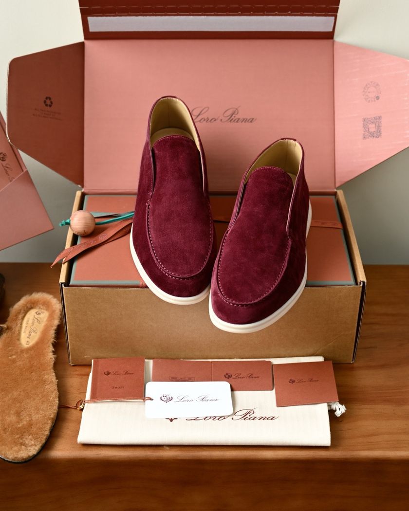 Высокие лоферы Loro Piana