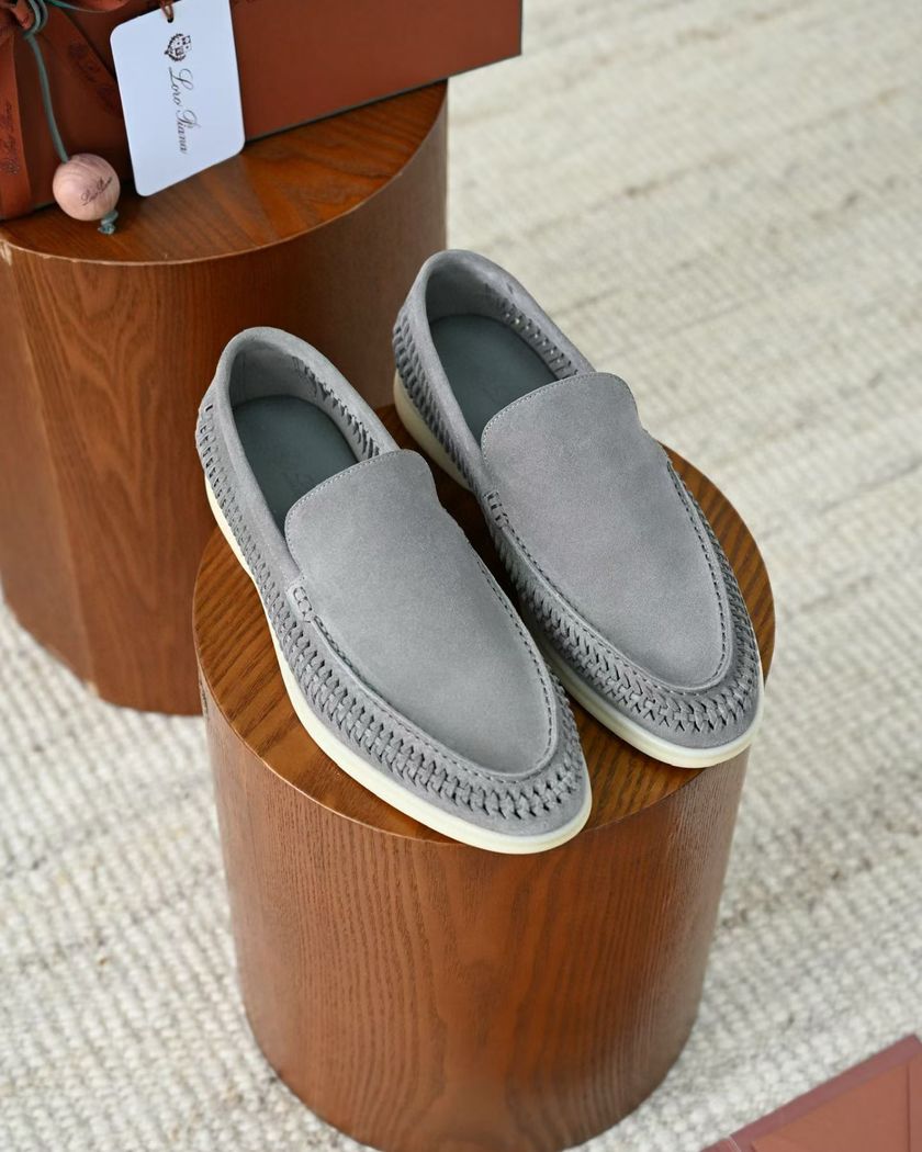Лоферы Loro Piana из замши