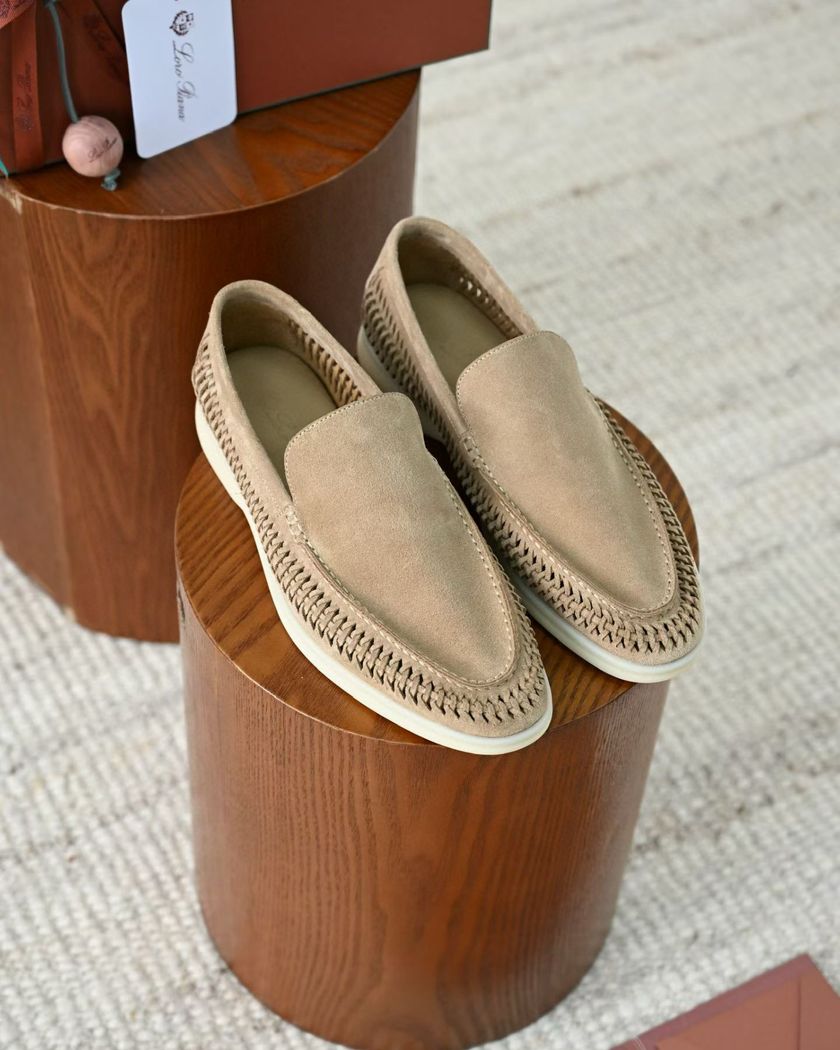 Лоферы Loro Piana из замши