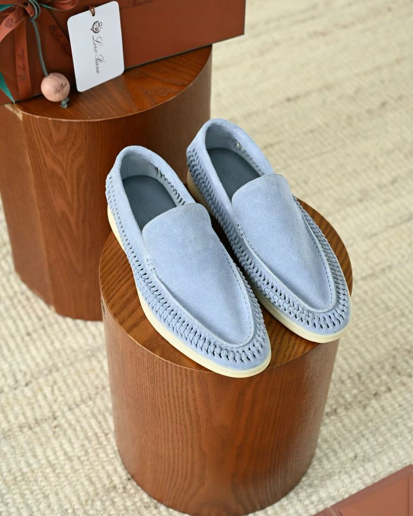 Лоферы Loro Piana из замши