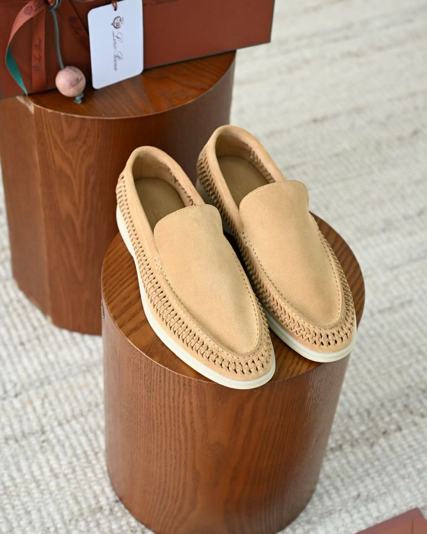 Лоферы Loro Piana из замши
