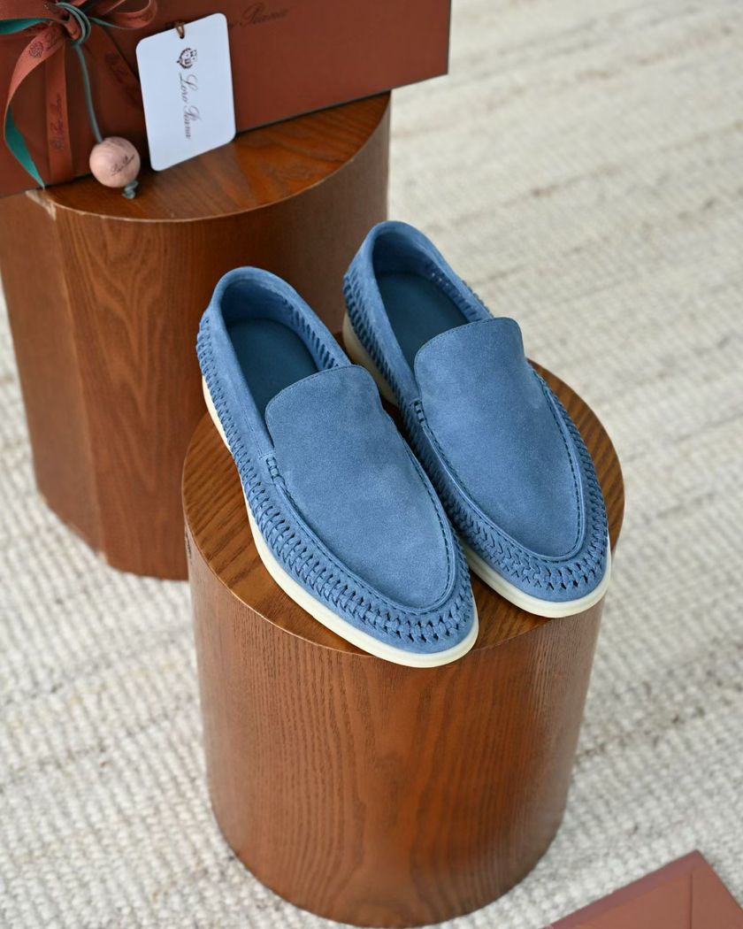 Лоферы Loro Piana из замши