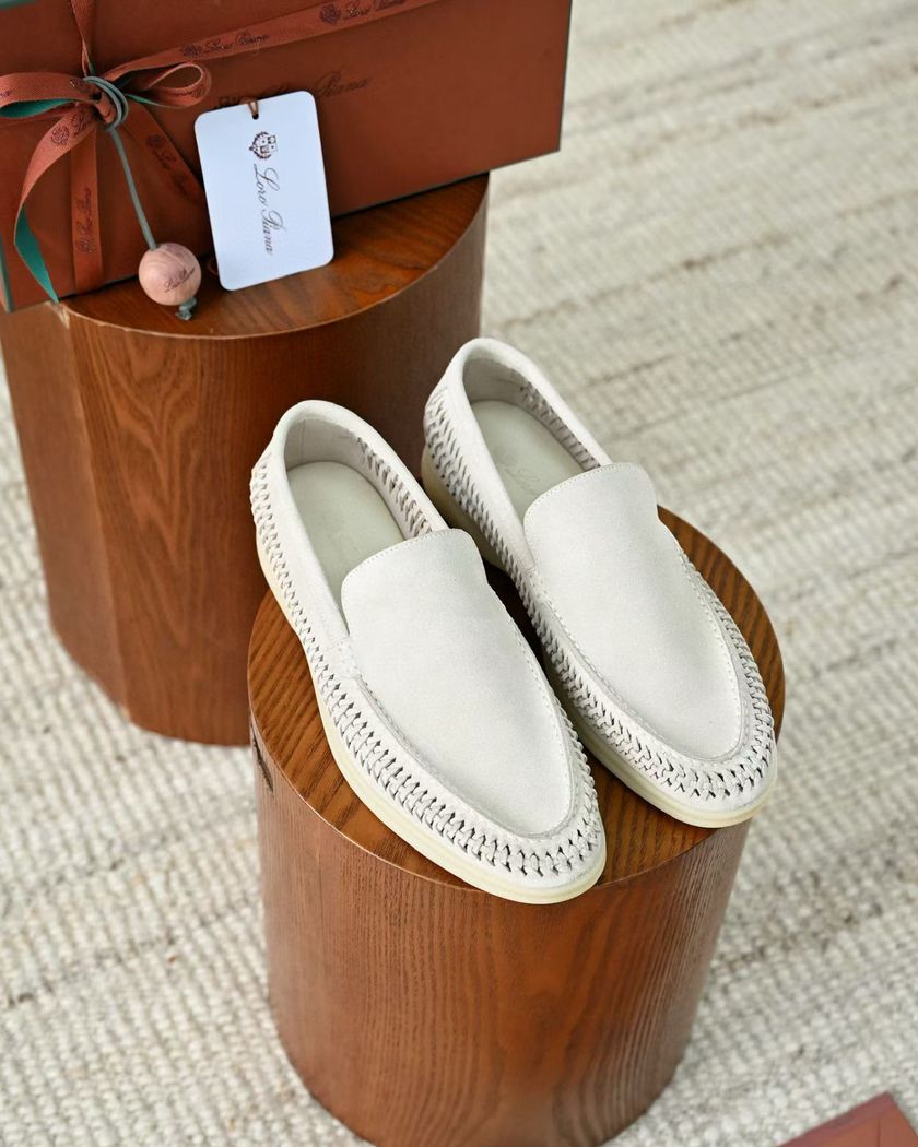 Лоферы Loro Piana из замши