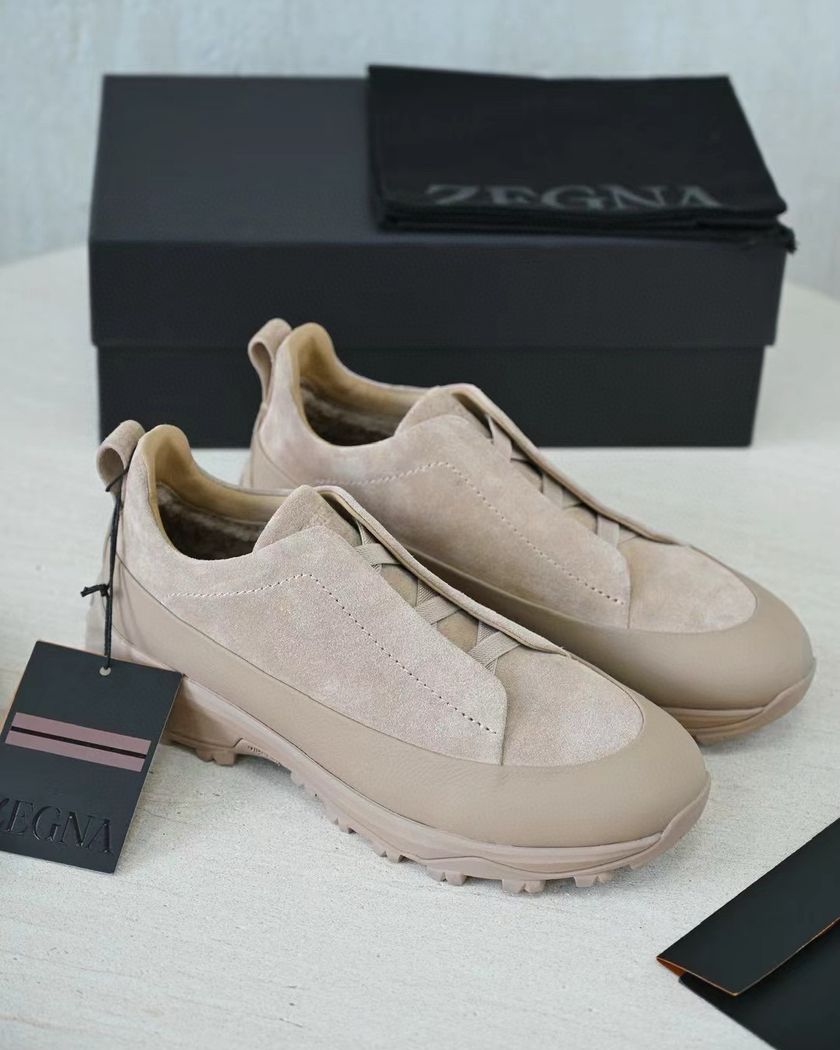 Zegna Triple Stitch Monte утеплённые натуральным мехом