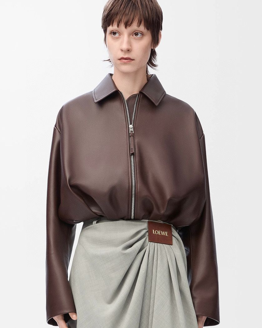 Кожаная куртка Loewe
