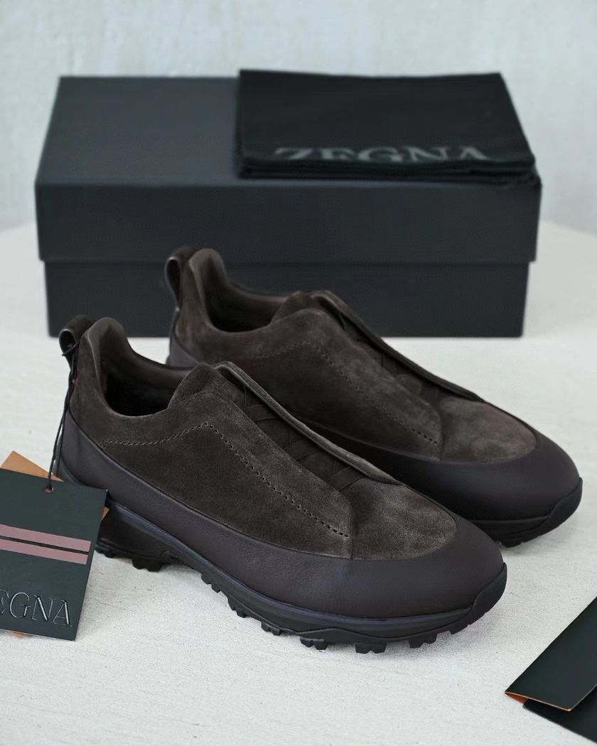 Zegna Triple Stitch Monte утеплённые натуральным мехом