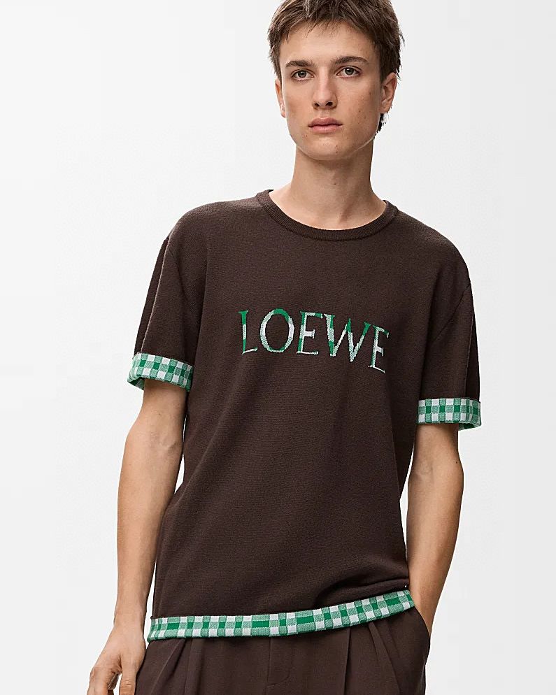 Loewe футболка из хлопка
