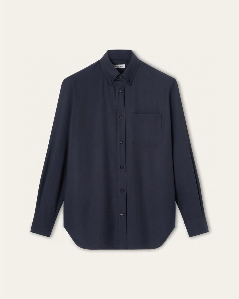 Loro Piana рубашка из шерсти