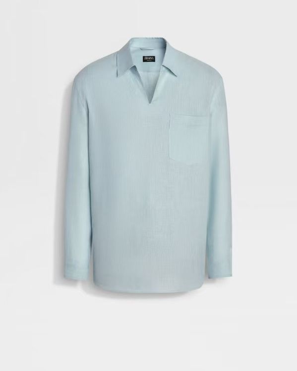 Поло Zegna из льна