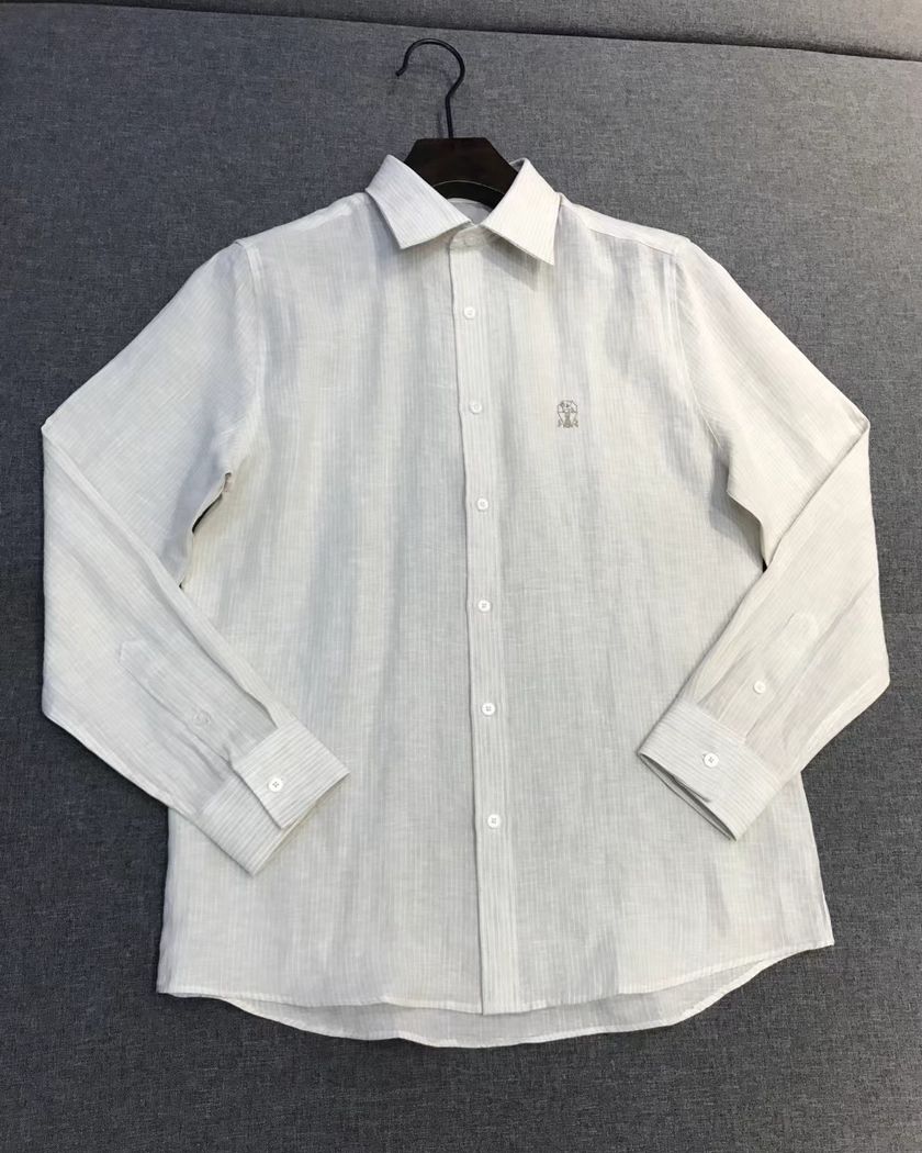 Рубашка Brunello Cucinelli из льна