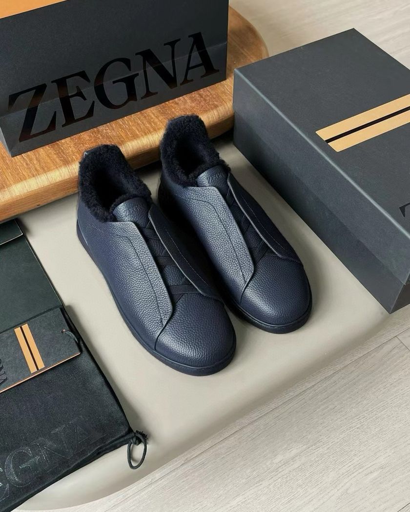 Zegna Triple Stitch утеплённые мехом