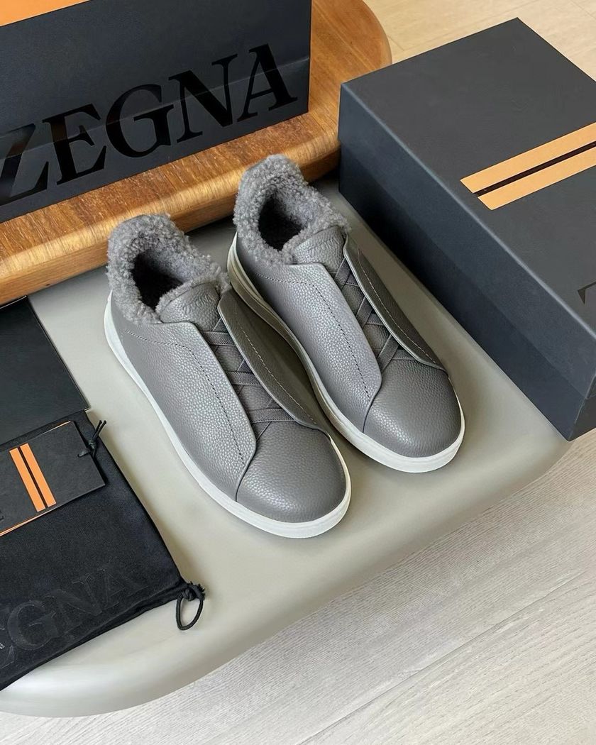 Zegna Triple Stitch утеплённые мехом
