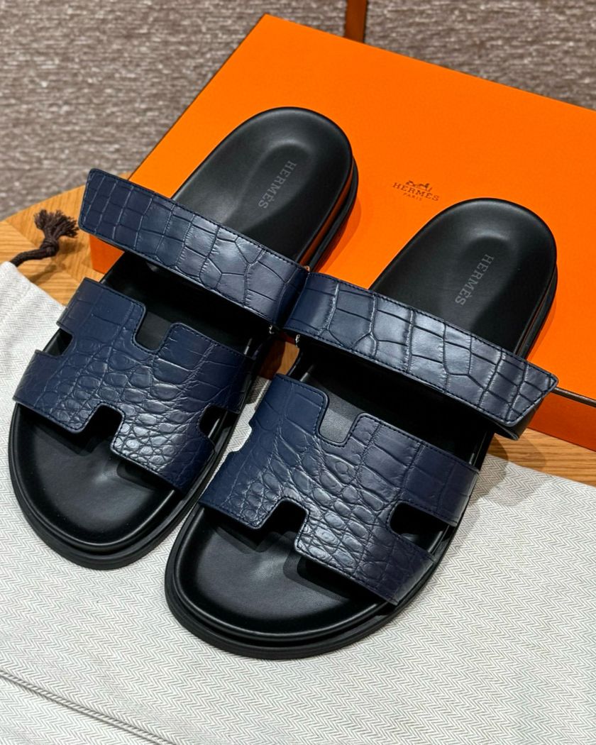 Мужские сандалии Hermès Chypre из кожи крокодила