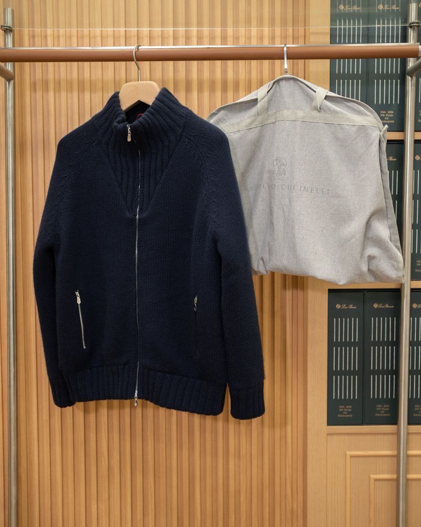 Brunello Cucinelli утепленная кофта из кашемира