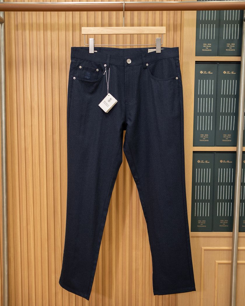 Brunello Cucinelli брюки из шерсти