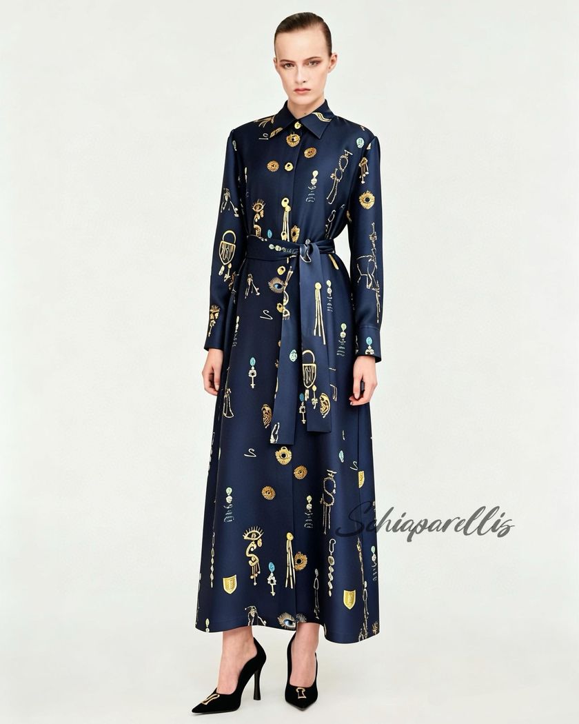 Платье Schiaparelli из шёлка