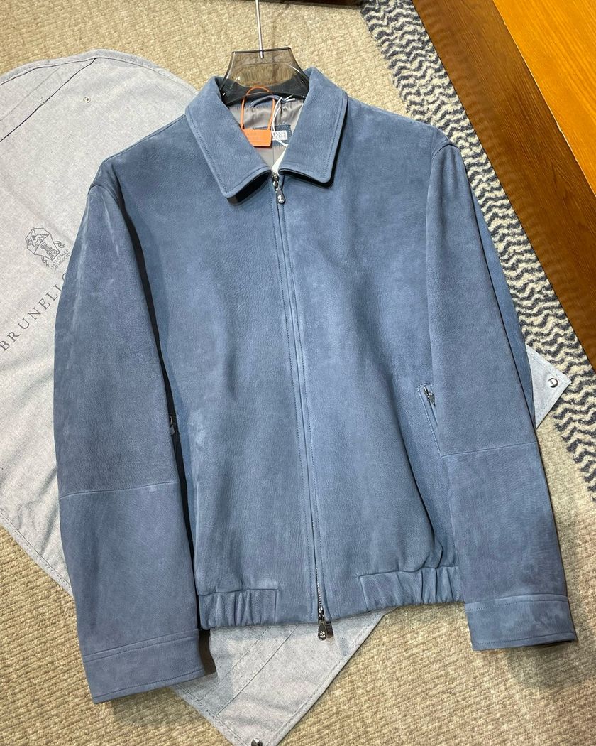 Замшевая куртка Brunello Cucinelli