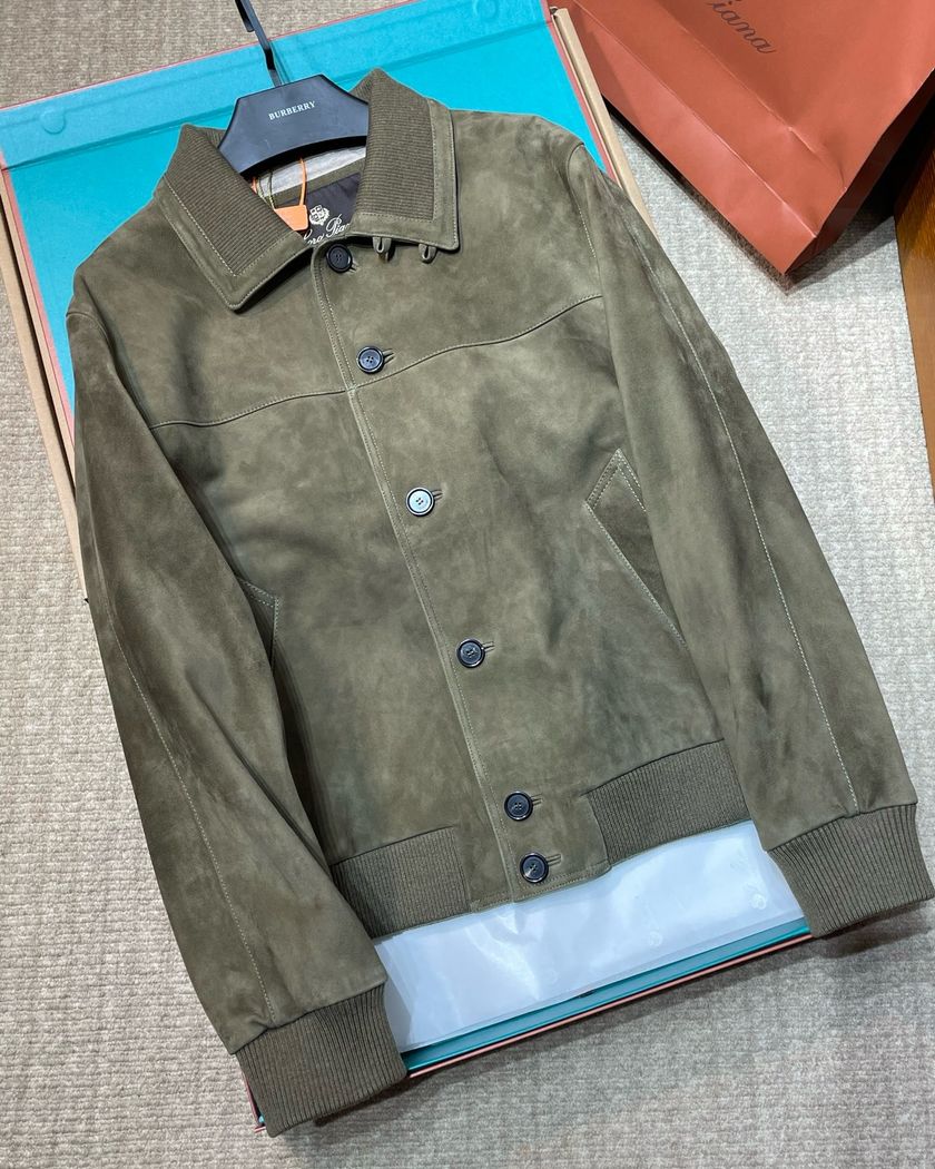 Замшевый бомбер Loro Piana