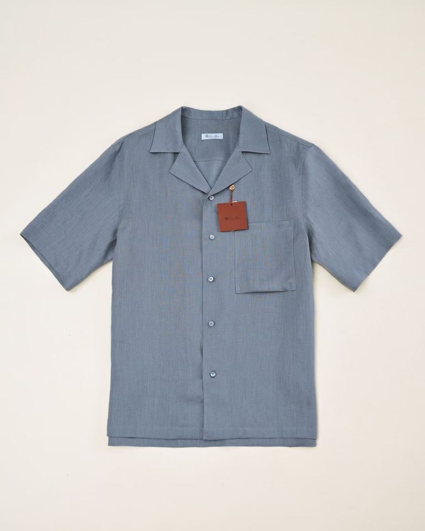 Рубашка из льна Loro Piana