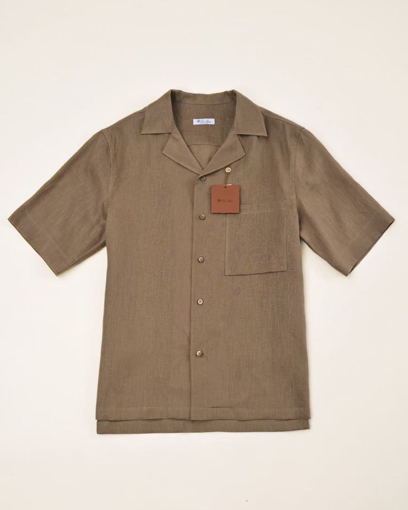 Рубашка из льна Loro Piana