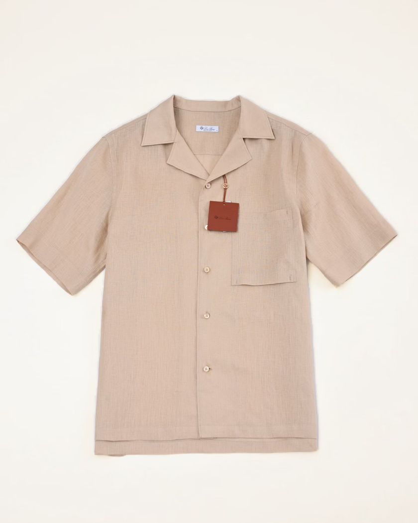 Рубашка из льна Loro Piana