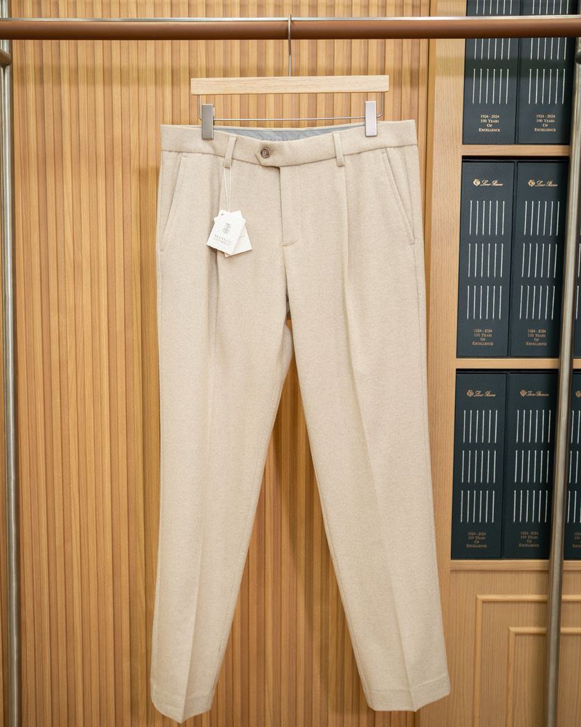 Brunello Cucinelli брюки из кашемира