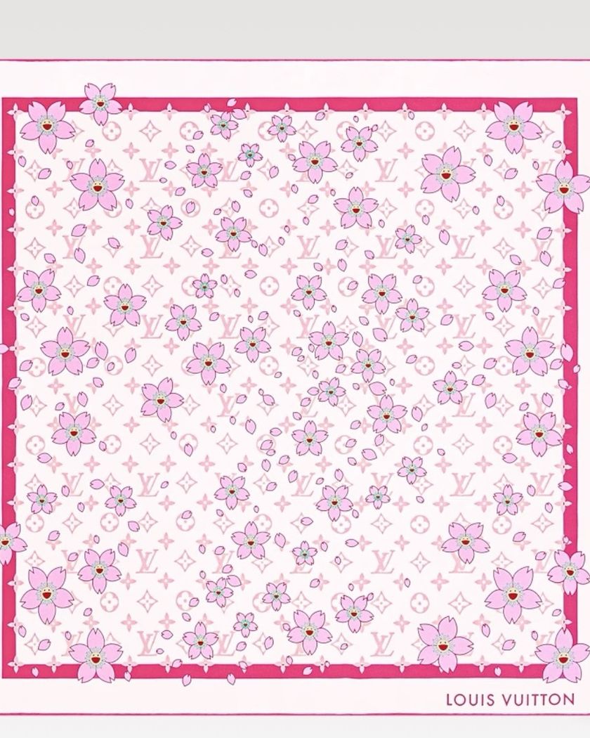 Платок Loiuis Vuitton из шелка