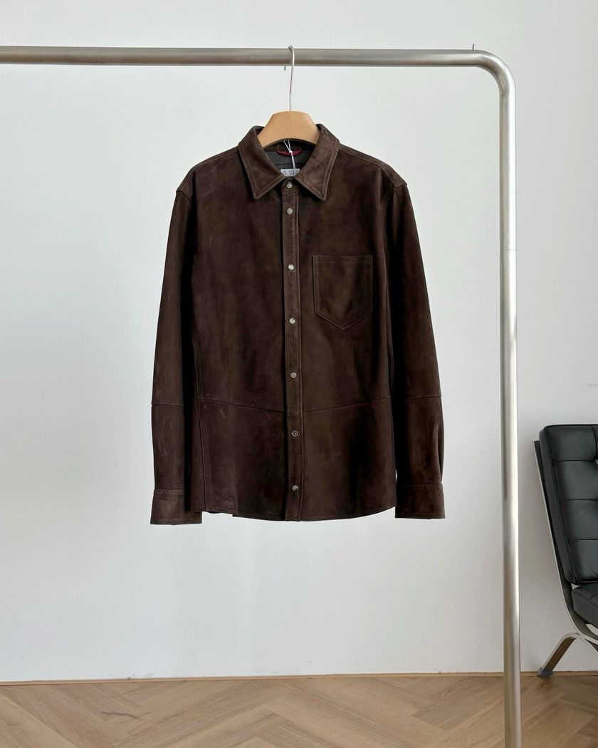 Замшевая куртка Brunello Cucinelli