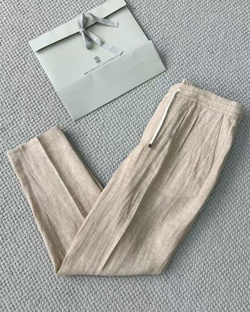 Брюки Brunello Cucinelli из льна