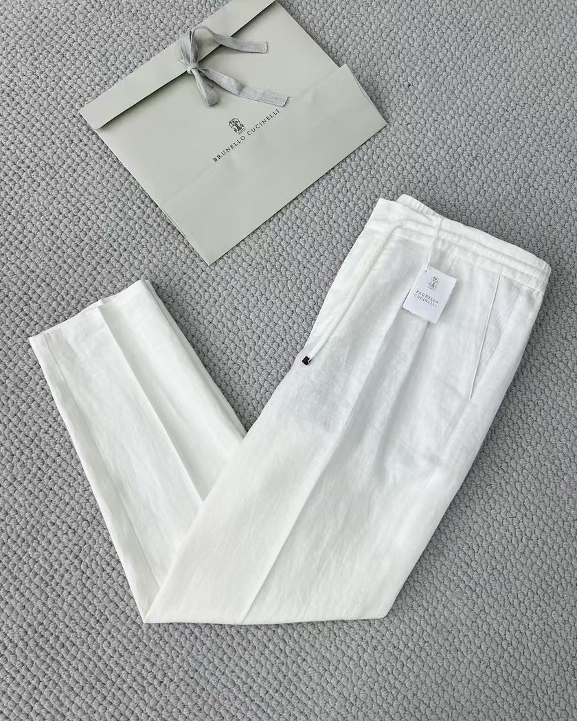 Брюки Brunello Cucinelli из льна