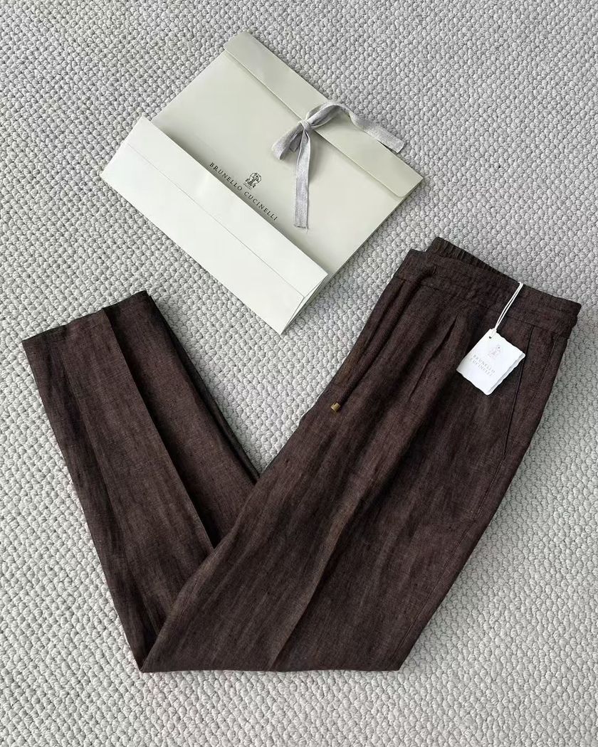 Брюки Brunello Cucinelli из льна