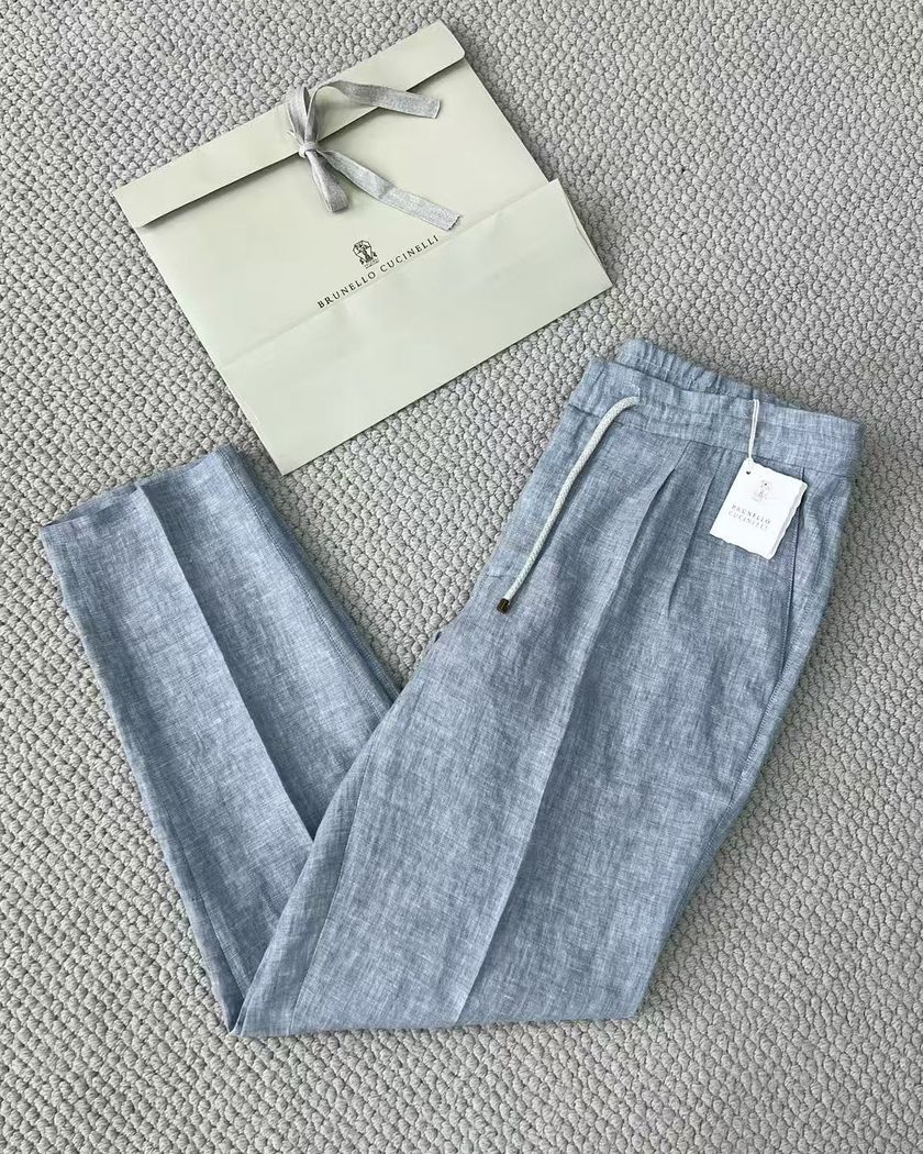 Брюки Brunello Cucinelli из льна