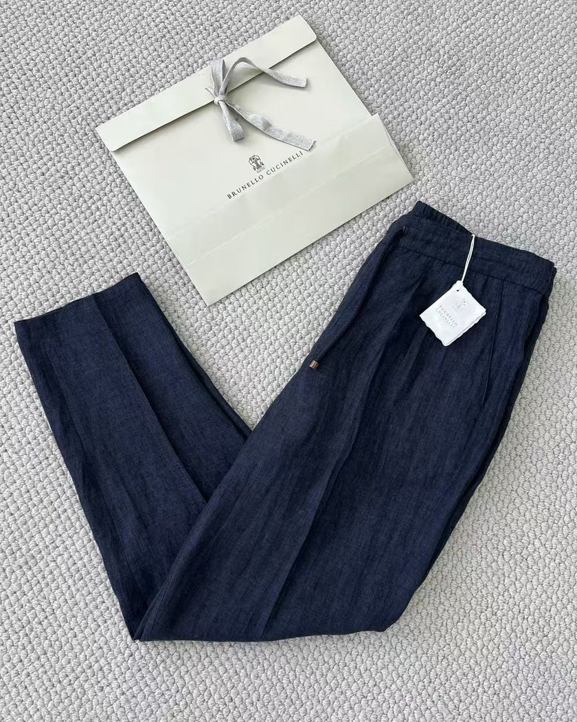 Брюки Brunello Cucinelli из льна