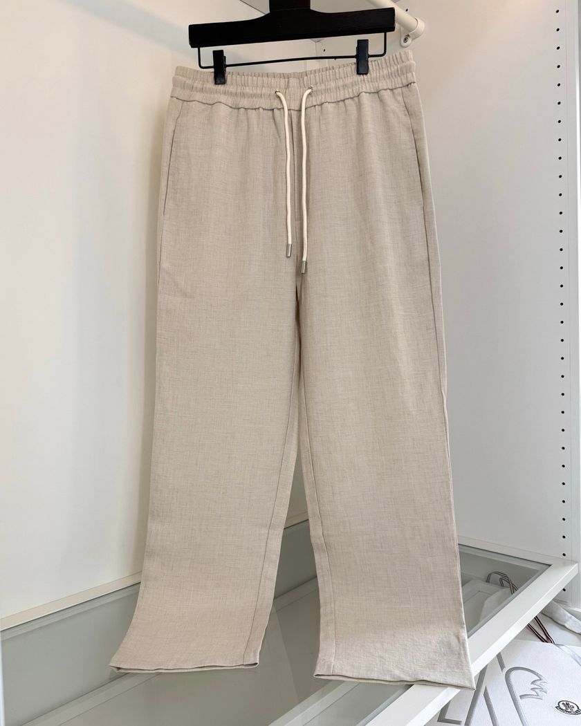 Брюки Moncler из льна