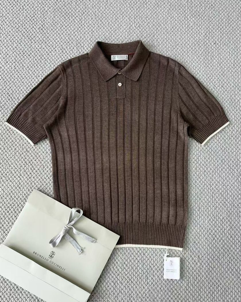 Поло Brunello Cucinelli из тонкого кашемира