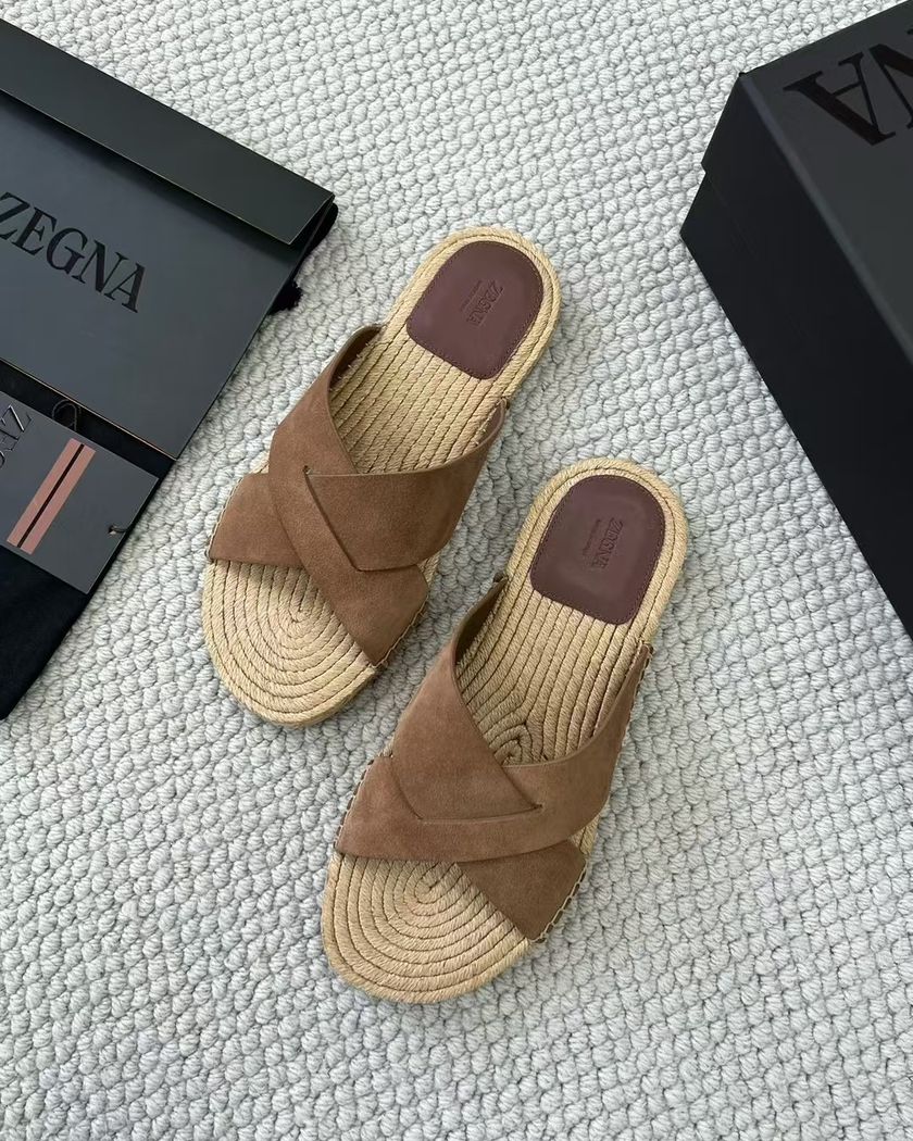 Шлёпанцы-эспадрильи Zegna