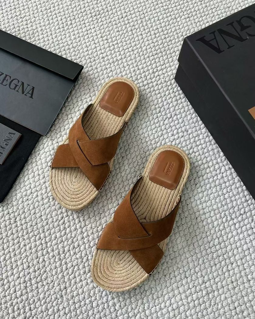Шлёпанцы-эспадрильи Zegna