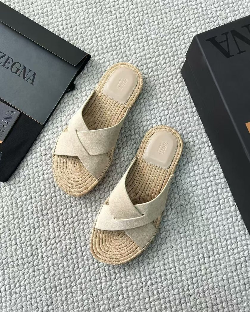 Шлёпанцы-эспадрильи Zegna