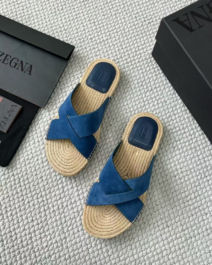 Шлёпанцы-эспадрильи Zegna